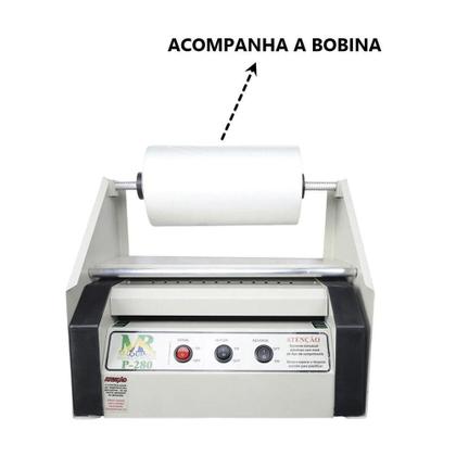 Imagem de Plastificadora P280 Com Suporte Bobina Fosco Bopp 24cm 110v