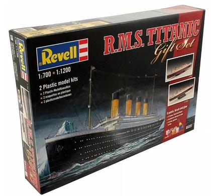 Imagem de Plastimodelismo Navio R.M.S Titanic Gift Set 1:700 Revell - 05727