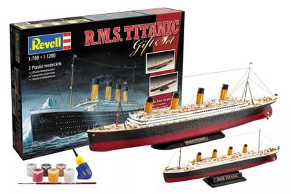 Imagem de Plastimodelismo Navio R.M.S Titanic Gift Set 1:700 Revell - 05727