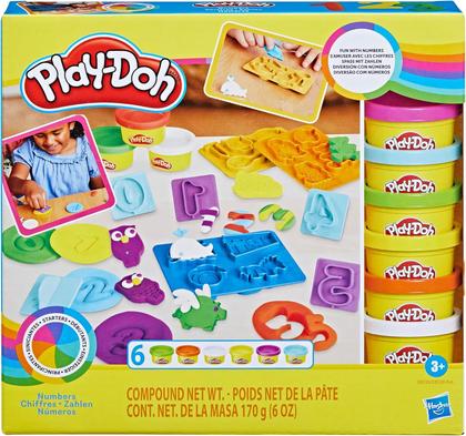 Imagem de Play Doh Kit de Números com 6 Potes de Massinhas
