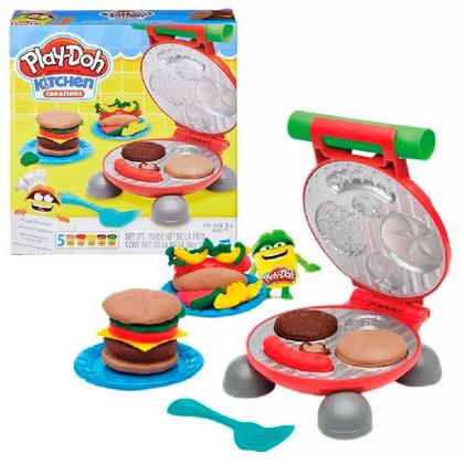 Imagem de Play-Doh Massinha de Modelar Kitchen Creations Festa do Hambúrguer B5521 - Hasbro