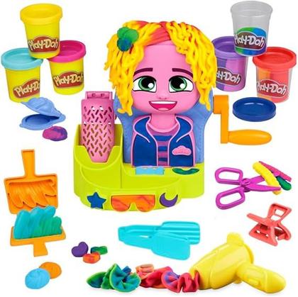Imagem de PlayDoh Cabelos Coloridos com Estilo Conjunto de Massinha de Modelar e Acessórios Variados