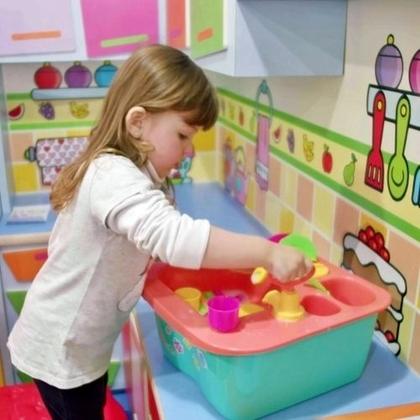 Imagem de Playduo pia de brinquedo sai agua de verdade com acessorios