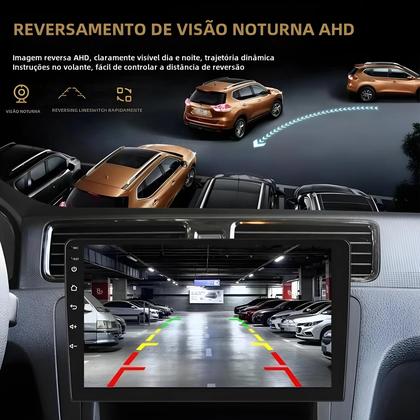 Imagem de Player Multimídia Automotivo Universal 7-10 Polegadas - GPS, Wi-Fi, CarPlay e Android Auto