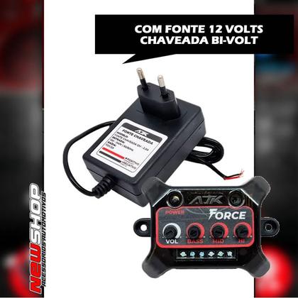 Imagem de Player Placa Amplificada 50w Rms Ajk 12v Bluetooth Caixa Bob