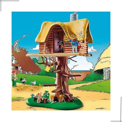 Imagem de Playmobil 71016 - Cacofonix com Casa na Árvore - Asterix