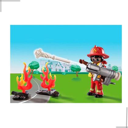 Imagem de Playmobil - Ação de Resgate de Fogo: Resgate de Gato - 70917