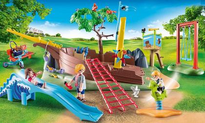 Imagem de Playmobil City Life - Playground Adventure com naufrágio 70741