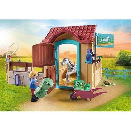 Imagem de Playmobil Country  Fazenda Estabulo de Pôneis  100 peças
