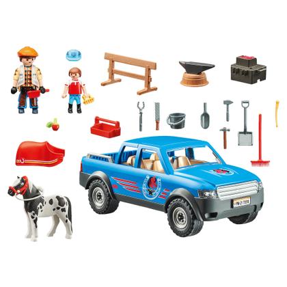 Imagem de Playmobil - country - ferreiro com carro - 70518