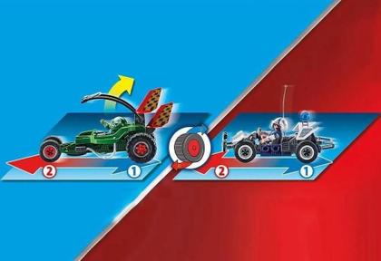 Imagem de Playmobil - Go Kart Fuga Da Polícia 70577 - Sunny 2582