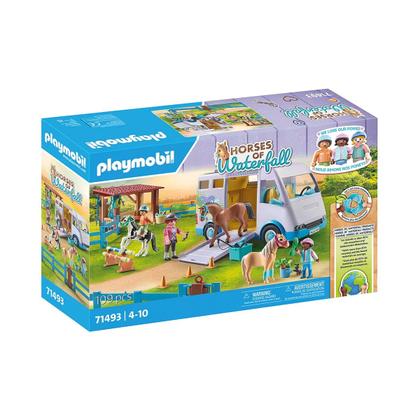 Imagem de Playmobil - horses of waterfall - escola de equitação - 71493