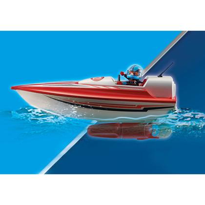 Imagem de Playmobil Piloto de Speedboat - Sports & Action - 70744