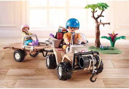 Imagem de Playmobil Quadriciclo de Resgate Animais Wiltopia 71011