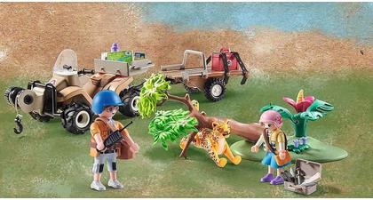 Imagem de Playmobil Quadriciclo de Resgate Animais Wiltopia 71011