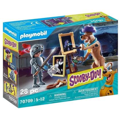 Imagem de Playmobil Scooby Doo Aventura Cavaleiro Negro 28Pcs +5 Anos