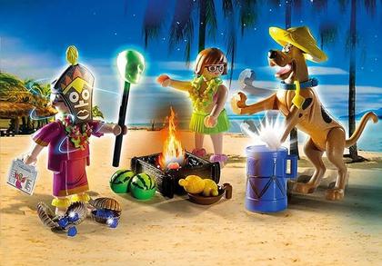 Imagem de Playmobil Scooby-Doo Aventura na Ilha do Feiticeiro Fantasma Com 46 Peças - Sunny - 70707