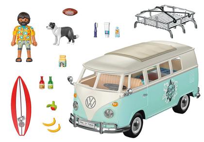 Imagem de Playmobil Volkswagen T1 De Acampamento Edição Especial 70826