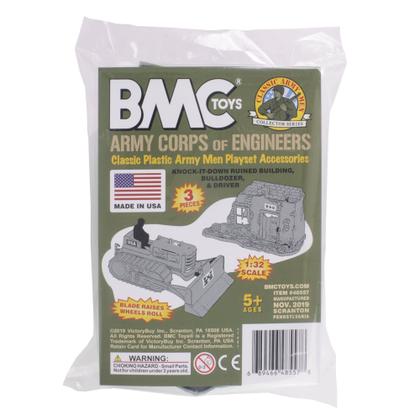 Imagem de Playset BMC Classic Army Corps of Engineers com escavadeira
