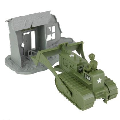 Imagem de Playset BMC Classic Army Corps of Engineers com escavadeira