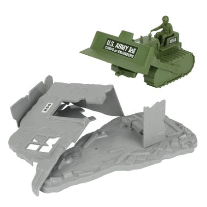 Imagem de Playset BMC Classic Army Corps of Engineers com escavadeira