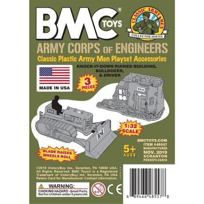 Imagem de Playset BMC Classic Army Corps of Engineers com escavadeira