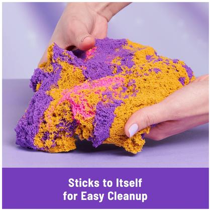 Imagem de Playset Kinetic Sand Mermaid Crystal com 500 g de areia por mais de 3 anos