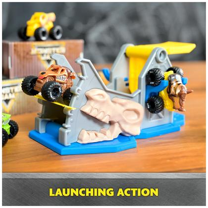 Imagem de Playset Monster Jam Mini Jams Earthshaker com 10 Mini Caminhões