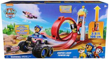 Imagem de Playset Paw Patrol Rescue Wheels Super Loop Tower - Mais de 3 Anos de Diversão