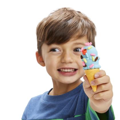 Imagem de Playset Play-Doh Peppa's Ice Cream com caminhão de sorvete e bonecos