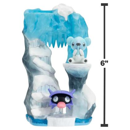 Imagem de Playset Pokemon Cenário Ambiente Glacial Select Edition E 2 Figuras Pokémon