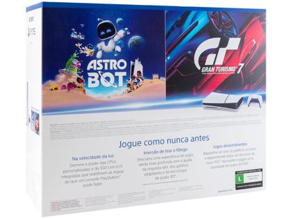 Imagem de PlayStation 5 Disk 2025 1TB 1 Controle Branco Sony com 2 Jogos