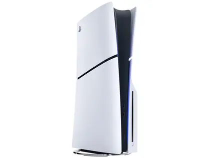 Imagem de PlayStation 5 Slim Disk 1TB 1 Controle Branco Sony com 2 Jogos