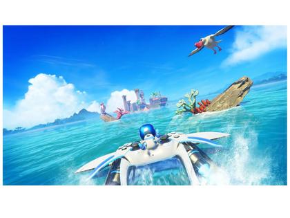 Imagem de PlayStation 5 Slim Disk 1TB 1 Controle Branco Sony com 2 Jogos