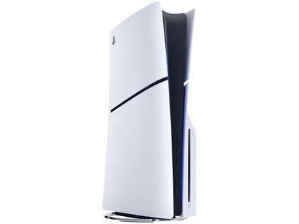 Imagem de PlayStation 5 Slim Disk 1TB 1 Controle Branco Sony com 2 Jogos