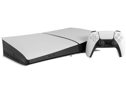 Imagem de PlayStation 5 Slim Edição Digital 1TB 1 Controle Branco Sony com 2 Jogos