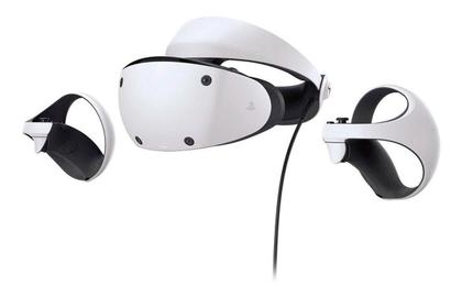 Imagem de Playstation vr2 branco e preto
