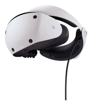 Imagem de Playstation vr2 branco e preto
