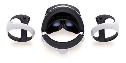 Imagem de Playstation vr2 branco e preto