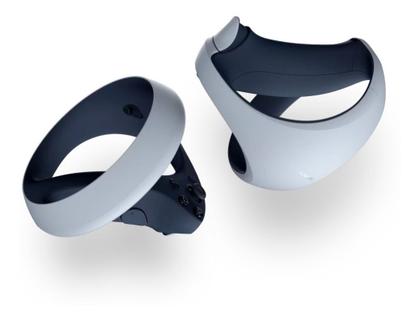 Imagem de Playstation vr2 branco e preto
