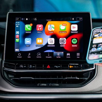 Imagem de PlaytoAir Módulo Carplay Android Espelhamento s/ Fio Wi-fi Bluetooth Multimídia Carros Peugeot