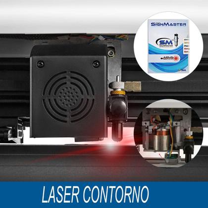 Imagem de Plotter Recorte Contorno Mira a Laser Automático 45cm Signmaster GT986 Lorben