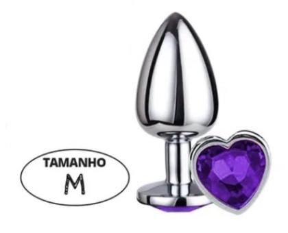 Imagem de PLUG AÇO MÉDIO C/ JÓIA 8,5 x 3,5 cm