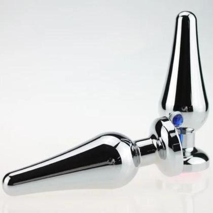 Imagem de Plug anal Formato Cônico de Metal Com Joia na Base Tamanho P