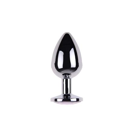 Imagem de Plug Anal Jóia com Cristal em Metal Grande - Pink