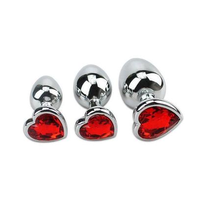 plug anal de coração Plug Anal Coração Com Jóia Aço Inox Polido Luxo Importado P M G Prateado  (M) : Amazon.com.br: Saúde e Bem-Estar main image 1