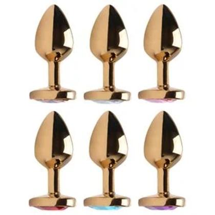 lubricante anal con lidocaína Luxury Stainless Steel Anal Plug Toy – Xinghaoya main image 1