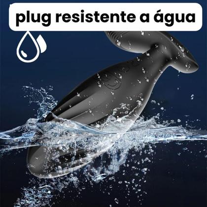 Imagem de Plug Anal Vibrador Controle Remoto RECARREGÁVEL Prostáta Sexo Anal CU