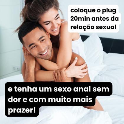 Imagem de Plug Anal Vibrador Controle Remoto RECARREGÁVEL Prostáta Sexo Anal CU