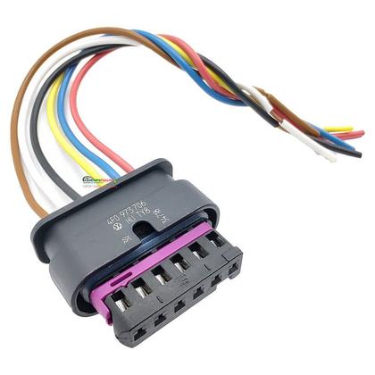Imagem de Plug Conector 6 Vias Pedal do Acelerador Cruze Turbo